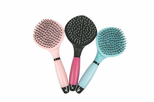 HKM 70280141 Queue et crinière Brosse avec poignée Gel, M, Assortis