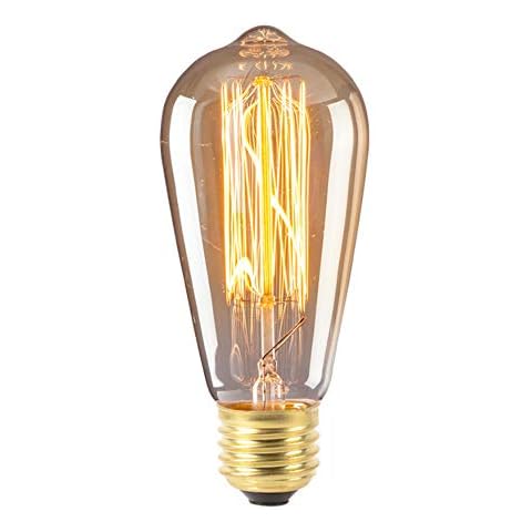Edison LED Bulb Retro Bulb E27 Spiral Mouth 40W 220V Bulb Decorative Bulb Incandescent Bulb can be Used for Retro Industrial Wall Light Pendant lamp Cover