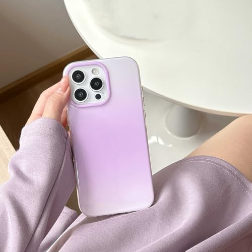 Coque antichoc iPhone 16 Pro dégradé violet bonbon de luxe