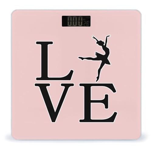 Love Ballet Ballerina Scale for Body Weight Bathroom Digital Body Weight High Precision Scale for Home Office