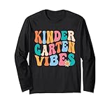Photo Gallery kindergarten vibes retro teacher women kids back to school maglia a manica Photo Gallery kindergarten vibes retro teacher women kids back to school maglia a manica