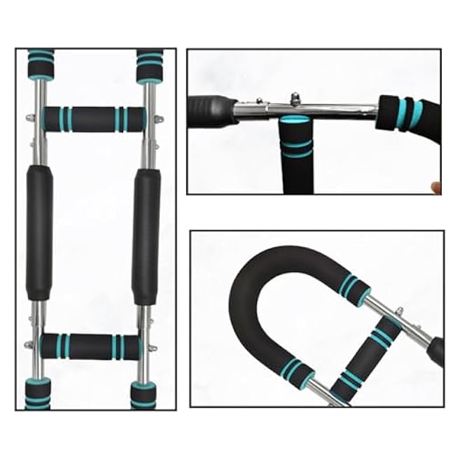 Muscle Strength Trainer Detachable Chest Training Exerciser Arm Trainer Adjustable Spring Workout Rod Fitness Equipment