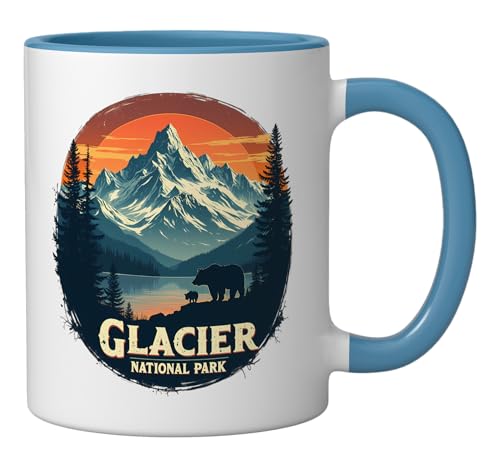 Taza cerámica paisaje al atardecer 11 oz miniatura 2