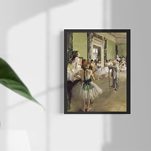 The Ballet Class By Edgar Degas Canvas Wall Art Master Art Print Poster Reproduction Impressionist Art Wall Decor Print Painting For Living Room Office Unframed (The Dance Class,30X40Cm/12X16In) #TOP2