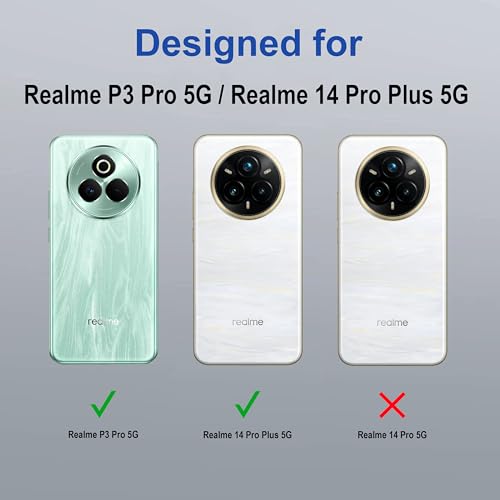 Image of Zapcase Back Case Cover for Realme P3 Pro 5G | Compatible for Realme P3 Pro 5G Back Cover | Scratch-Resistant Back Cover | Clear