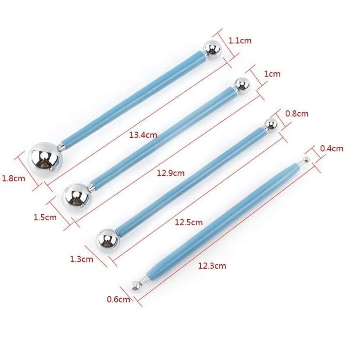 Amazon.co.jp: リタプロショップ® 丸棒 4本セット 8サイズ 粘土