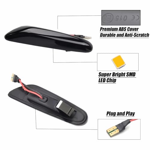 Luz de giro coche lateral para E92 E93 2006-2013 intermitente posición 63137253326 7