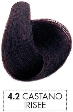 Mystic Color - Permanent Cream Colouring with Argan Oil and Calendula - Long Lasting Hair Dye - Irisée Chestnut Brown Hair Dye Permanent 4.2 - 100ml - Image 3