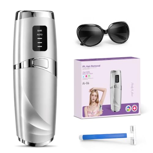 Depiladora Luz Pulsada, Depiladora Láser con Función de Refrigeración, 3 Niveles de Energía, 999.900 Flashes Laser Depilacion, para Bikini, Axilas, Cara, Cuerpo Completo
