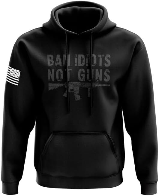 Tactical Pro Supply Patriotic Crest Flags design Heavyweight Hoodies for Men and Women