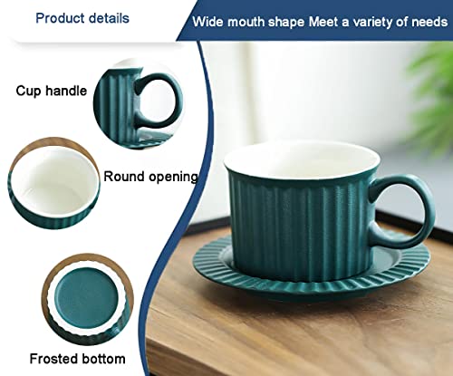Tasses à café polyvalentes avec couvercles hermétiques en céramique - 7
