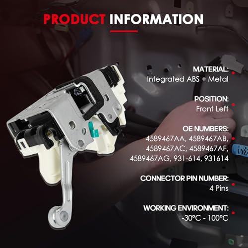 Image of CCIYU Door Lock Actuator Front Left side for Jeep Liberty 2008-2012