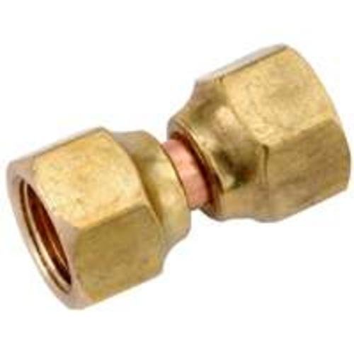 Anderson Metals 754070-10 Swivel Tube to Hose Adapter, 5/8 in, Female Flare, Brass