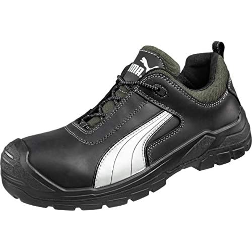 Puma Safety Sicherheitsschuhe Cascades Low S3 Scuff Caps 64.072.0, Schwarz, 46