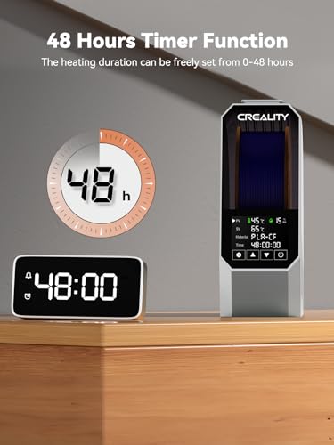 Image of Creality Space Pi Filament Dryer Box, Double 360 Heating with Fan & Touch Screen, 3D Printer Dry Box for PLA PETG ABS TPU Nylon (1.75 /2.85 /3mm)
