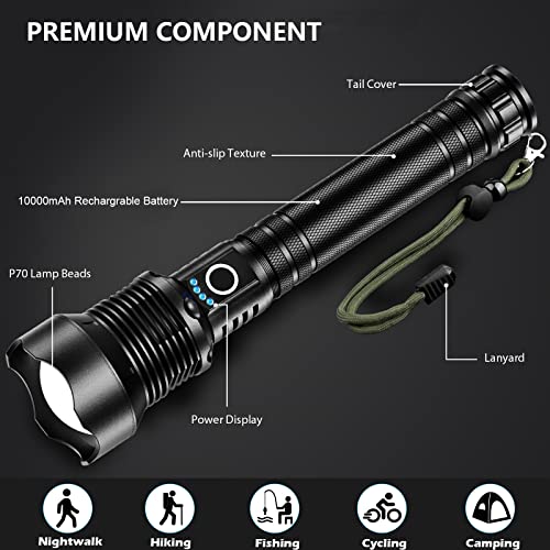 Lylting P70 Rechargeable Led Flashlights High Lumens thumb #6
