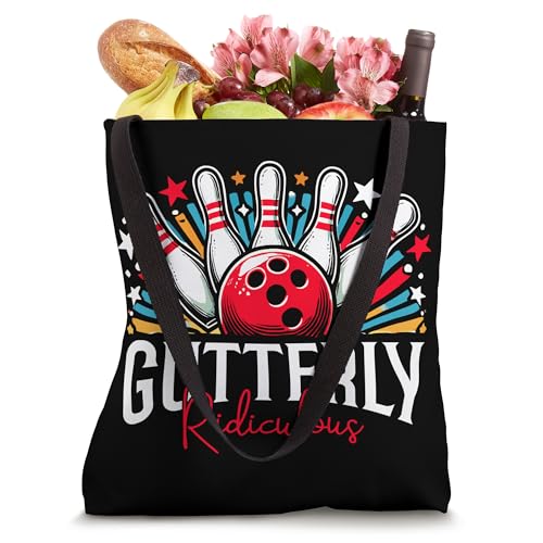 Gutterly Ridiculous Bowling Sport Bowler Tote Bag miniatura 4