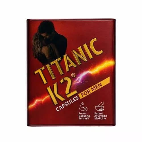 TITANIICC-K2® Capsules Ayurvedic Power Booster for Men 6 capsule per pack