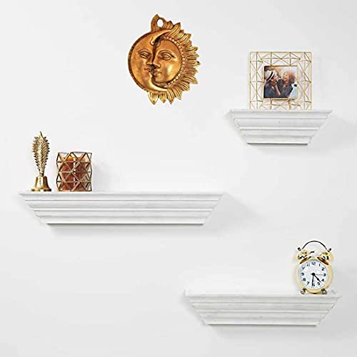 Purpledip Brass Wall Hanging 'Celestial Yin-Yang': Sun-Moon Decor Statue (11561) #TOP1