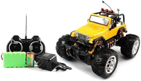 Big Size QUALITY Electric Full Function Electric Full Function 1:16 Jeep Wrangler Convertible Monster RTR RC Truck (Colors MAy Vary) QUALITY Remote Control RC Trucks w/ Working Suspension