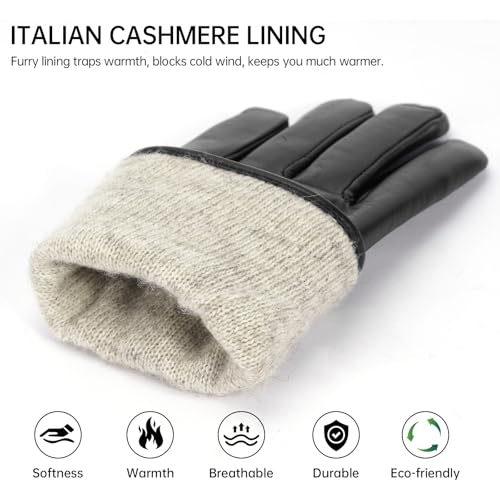 BISON DENIM Women's Sheepskin Gloves