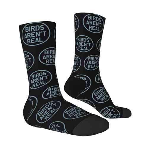 Birds Arent Real Adult Cotton Crew Socks Men Sock Casual Socks Women Sock4