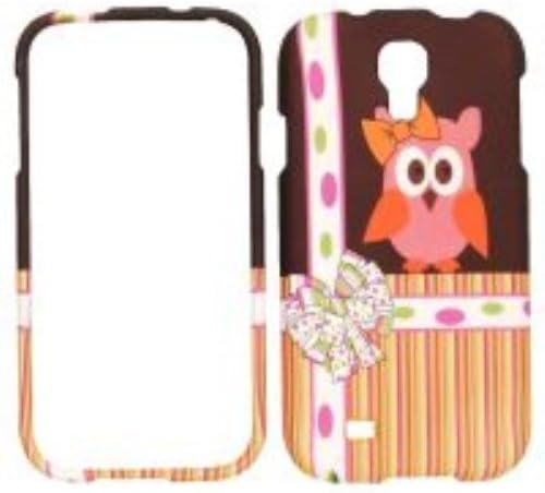 Cell Armor Snap-On Case for Samsung Galaxy S3 - Retail Packaging - Colorful Owl on Brown