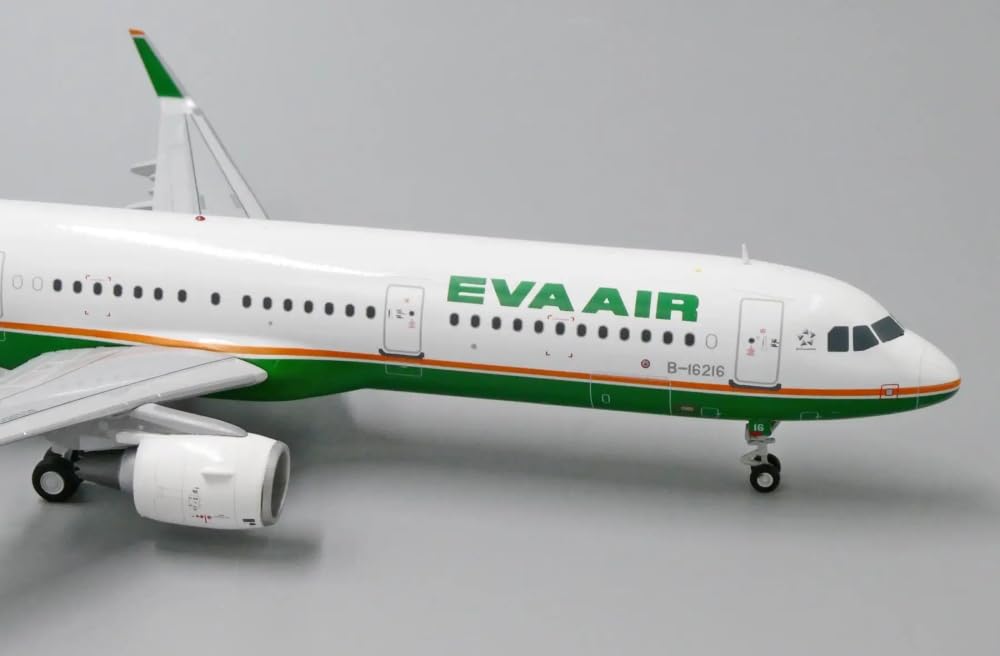 Limox JC Wings Airbus A321-200 Eva Air B-16216 1:200 Modellino di aereo