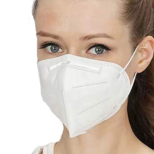 Preisvergleich Produktbild 10PCS Atmenschutz Mundschutz Atmungsaktiv mit elastischem Ohrenschlaufen für Männer und Frauen Weiß