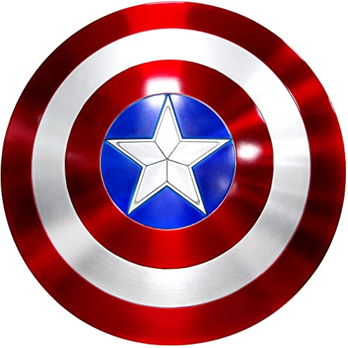 Captain America Shield Metal Captain America Costume for Adult Shield 24 inch Replica Cosplay Movie Props