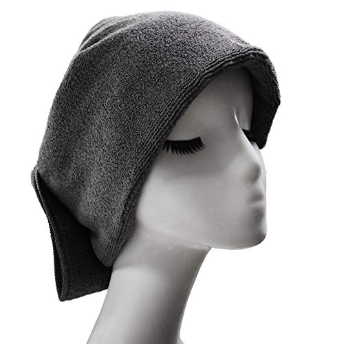 Polyte Professional Quick Dry Lint Free Microfiber Hair Drying Salon Towel, 16 X 29 In, 8 Pack (Dark Gray) #TOP1