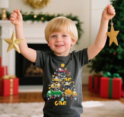 Toddler Boys Girls Christmas Shirt Kids Ugly Xmas Tshirt Cotton Short Sleeve Tee Top 2-7 Years2