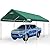 Quictent 10x20 ft Heavy Duty Carport Car Canopy Galvanized Car Tent Outdoor Boat Shelter with Reinforced Structure - Green