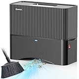 Keenhot Touchless Vacuum Automatic Dustpan, Hair Vacuum for Salons Pet Hair Food Dirt Home Kitchen, Compact and Space-Saving, Electric Dustpan Vacuum Cleaner,17000Pa Strong Suction