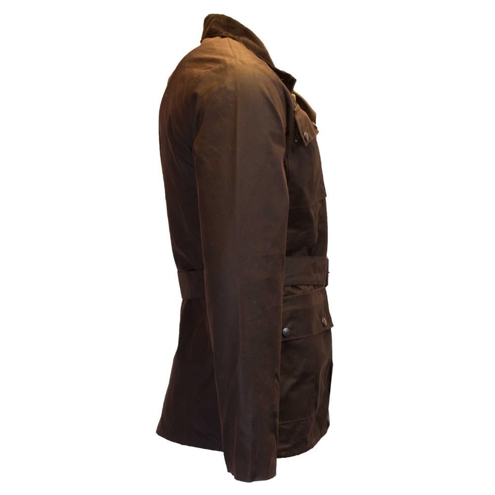 Walker & Hawkes Wax Grafton Veste de moto pour homme