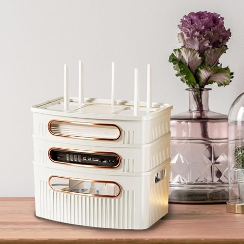Boîte de rangement Wi-Fi décorative pour libérer l'espace nuit
