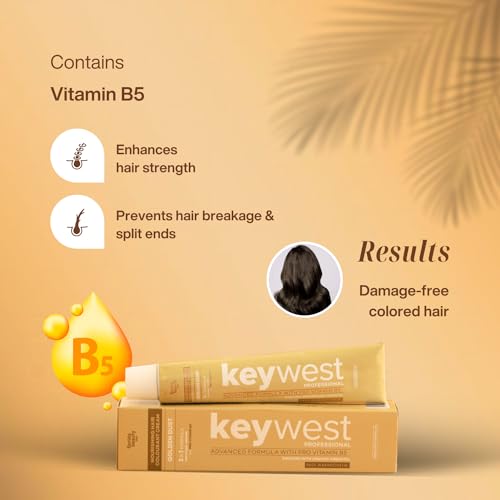 Image of Keywest Professional Hair Color Developer 20 Volume 6% 1000ml + Hair Color Tube 80gm (Ammonia Free) | 2in1 Formulation with Enriched Pro Vitamin B5 (No 1 Natural Black)