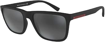 Armani Exchange AX4080S Square Sunglasses For Men +BUNDLE with ACCESSORY EYEWEAR KIT
