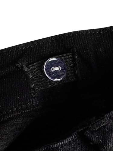 Milumia Girl's Raw Hem Flare Jeans Long Bell Bottom Wide Leg Denim Pants with Pockets4