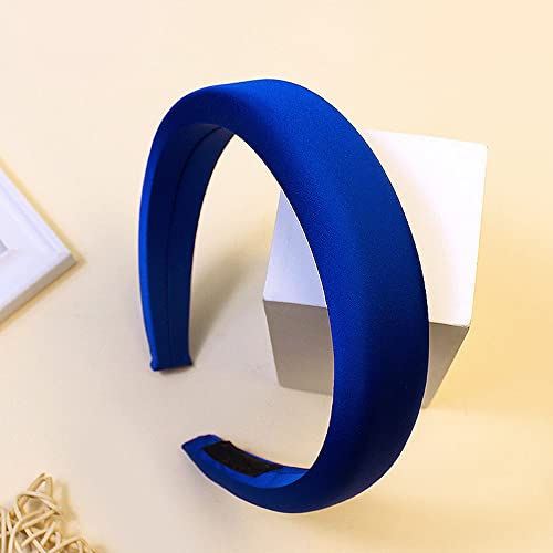 Satin Headband, Retro Satin Headband, Simple Wide Brim Headband, Plain Hair Accessories