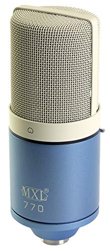 MXL Condenser Microphone, XLR, Sky Blue (770SKY)