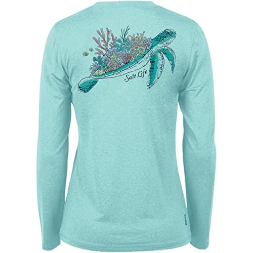 Salt Life Girls' Turtle Reef Long Sleeve Performance Shirt