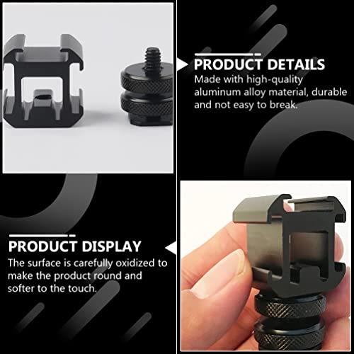 EXCEART 2 Define Hot Shoe Adaptador de Montagem Base de Flash Suporte de Montagem Do Tripé Parafuso
