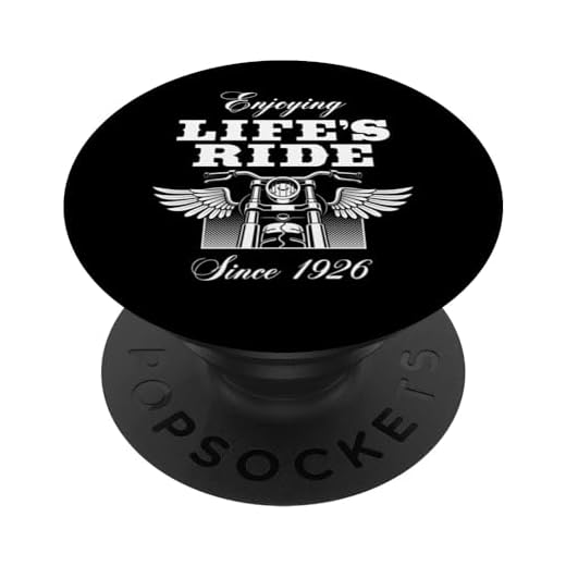 96 años de edad Motociclista 1926 96 cumpleaños PopSockets PopGrip Intercambiable