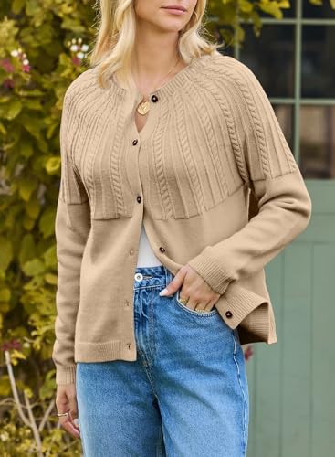 Image of Dokotoo Cardigan Sweaters for Women 2026 Fall Outfits Long Sleeve Sweaters