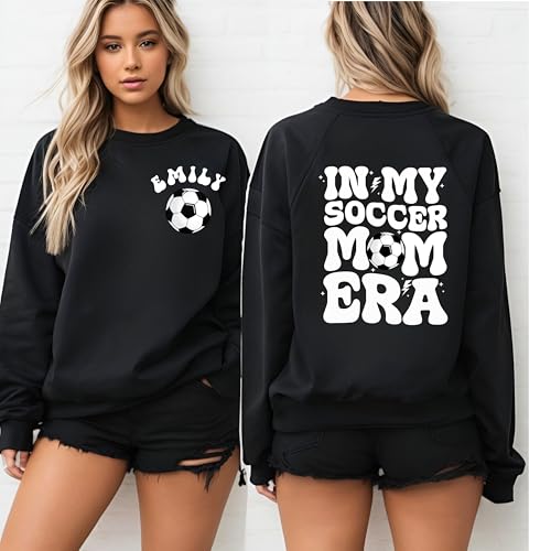 Personalized Soccer Mom Shirt, Custom In My Soccer Mom Era Sweatshirt, Sport Mother Sweater, Gift for Soccer Mama2
