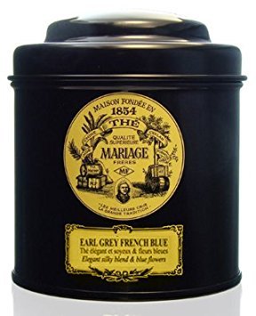 Mariage Frères - EARL GREY FRENCH BLUE - Black classical sealed 3.52oz / 100gr canister / tin