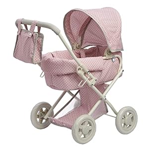 Puppenwagen Babypuppenwagen Kinderwagen Puppenzubehör Olivia’s World OL-00003