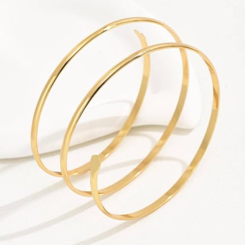 Image of Long tiantian Gold Arm Cuff Upper Arm Armband Greek Goddess Costume Jewelry