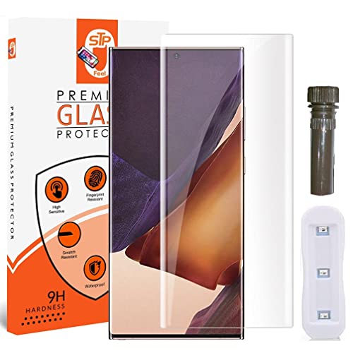 Image of Curved Uv Tempered Glass For Oneplus 8 Smartphone (Transparent,1 Pack) Advanced Border Less Full Screen Coverage Uv Screen Protector Guard With Installation Kit